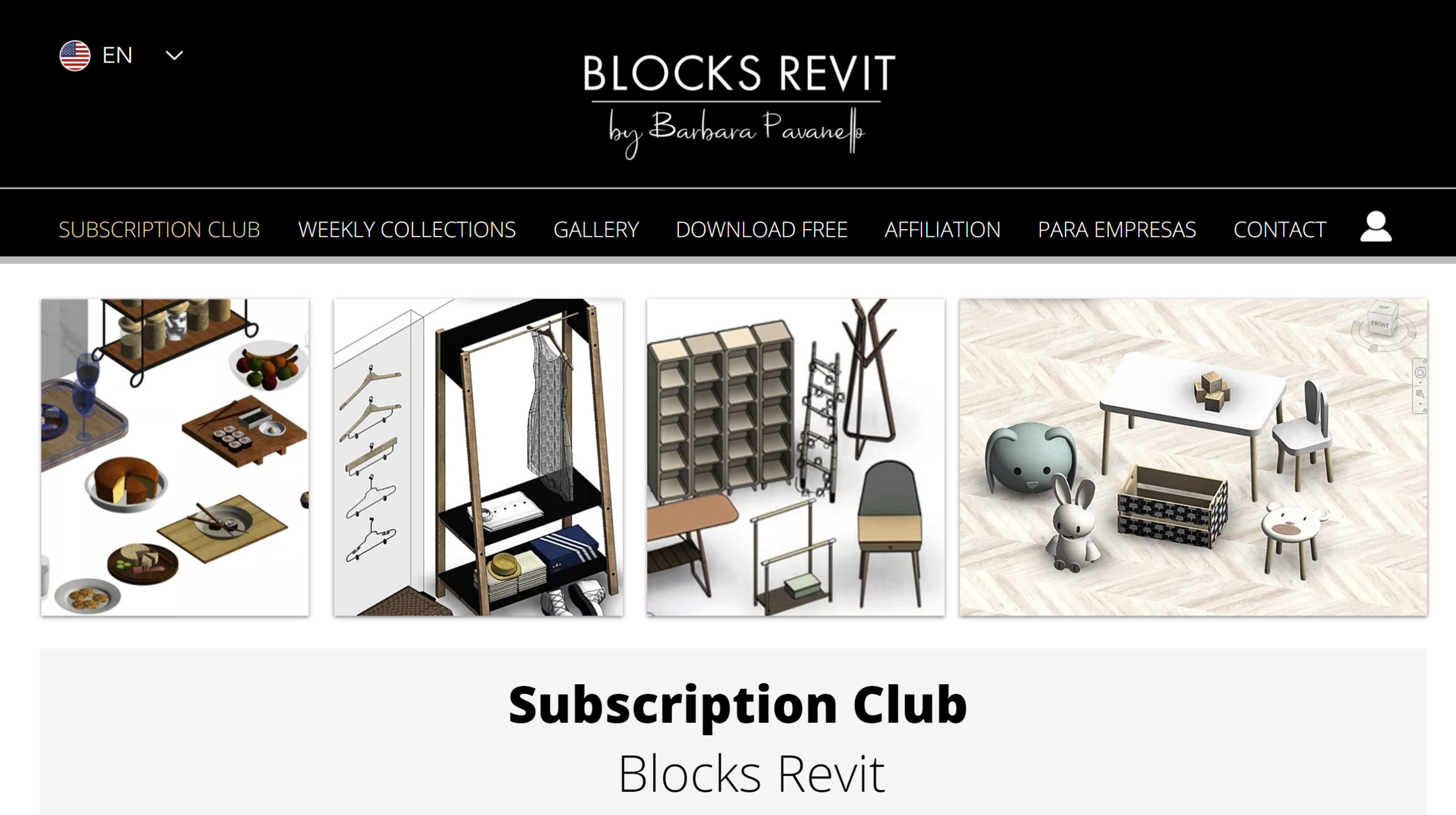 Blocks Revit Une incroyable collection d’objets d’architecture et d